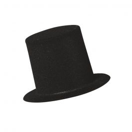 R3917401.jpg RAYHER VELVET HAT D.90MM BLACK - Image 1