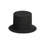 RAYHER VELVET HAT D.73MM BLACK