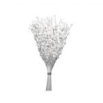RAYHER SPRAY OF BEADS 11CM WHITE