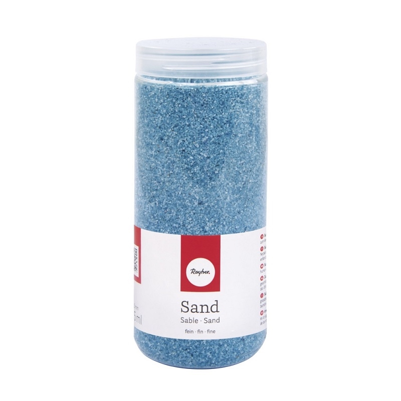R39339356.jpg RAYHER SAND FINE 475ML LIGHT BLUE - Image 1