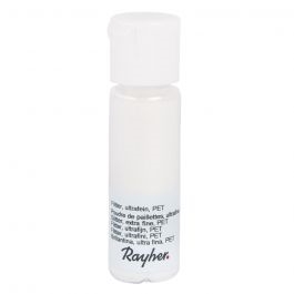 R39420102.jpg RAYHER GLITTER EXTRA FINE 20ML WHITE - Image 1