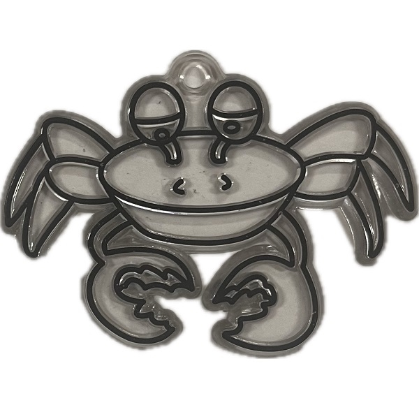 R3951700.jpg RAYHER ACRYLIC HANGER CRAB 5-7CM - Image 1