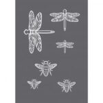 RAYHER SCREEN PRINT STENCIL A5 INSECTS
