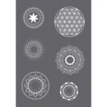 RAYHER SCREEN PRINT STENCIL A5 MANDALA