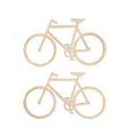 RAYHER WOODEN DECO BICYCLES 10.8Χ6.2CM 2PCS