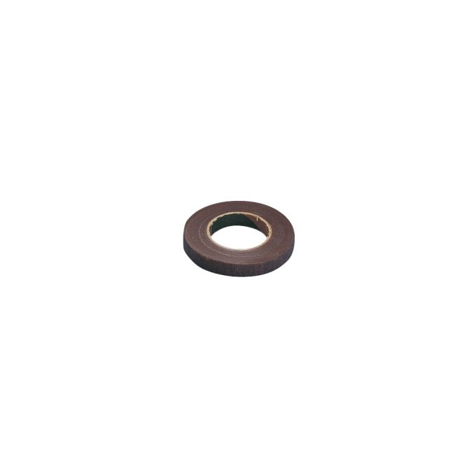 R5105005.jpg RAYHER CREPE FLOWER RIBBON TAPE 13MMX27.5M BROWN - Image 1