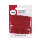 RAYHER COTTON CORD WAXED 1MM/20M RED