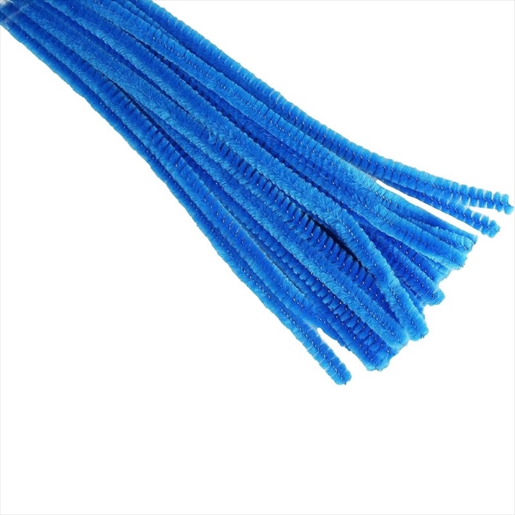 R5210709.jpg RAYHER CHENILLE PIPE CLEANER STICKS 6MM/30CM 25PCS MEDIUM BLUE - Image 1