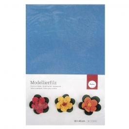 R5301608.jpg RAYHER MODELLING FELT 0.2X30X45CM LIGHT BLUE - Image 1