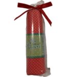 RAYHER COTTON FABRIC 50X65CM FRUIT CONFET LIGHT RED