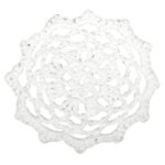 RAYHER LACE ORNAMENT CROCHET D.7.5CM 3PCS WHITE