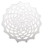 RAYHER LACE ORNAMENT CROCHET D.9.5CM 3PCS WHITE