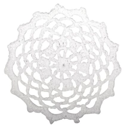 RAYHER LACE ORNAMENT CROCHET D.9.5CM 3PCS WHITE