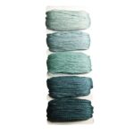 RAYHER COTTON YARN STITCH+KNOT 5X10M BLUE GREEN
