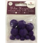 RAYHER FELT BALLS 1.3+2CM 11PCS VIOLET