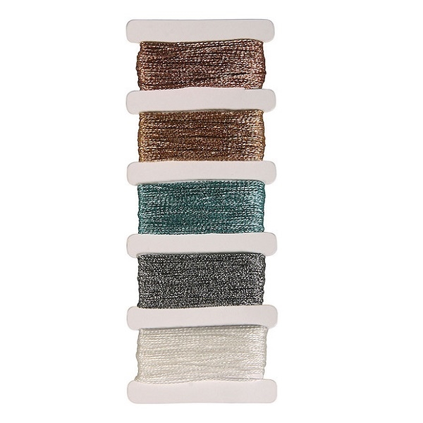 R53587701.jpg RAYHER METALLIC YARN STITCH+KNOT 5X10M FROSTED COLOURS - Image 1