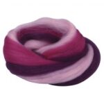 RAYHER MERINO ROVING TUFT MULTICOLOUR 21MIC 50G PURPLE TONES