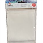 RAYHER SILK CHIFFON SCARF WHITE 55X240CM