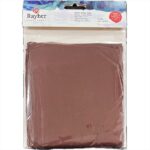 RAYHER SILK CHIFFON SCARF MOCHA 55X240CM