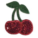 RAYHER CLOTH IRONING PATCH 5X6CM CHERRY