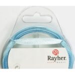RAYHER SATIN RIBBON 7MM/10M LIGHT BLUE