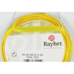 RAYHER SATIN RIBBON 7MM/10M YELLOW