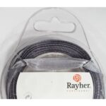 RAYHER SATIN RIBBON 10MM/10M SILVER