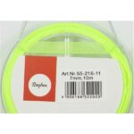 RAYHER ORGANZA RIBBON 7MM/10M LIGHT GREEN