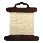 RAYHER COTTON BORDER AMANDA 1CM/3M BEIGE