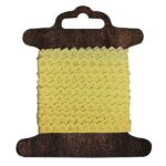 RAYHER COTTON BORDER JASMINA 8MM/3M LIGHT YELLOW