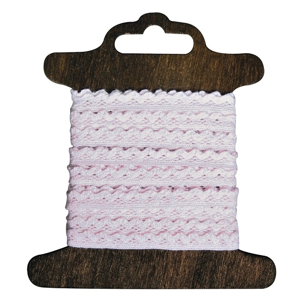 R55626256.jpg RAYHER COTTON BORDER JASMINA 8MM/3M PALE PINK - Image 1