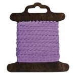 RAYHER COTTON BORDER JASMINA 8MM/3M LILAC