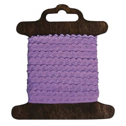 RAYHER COTTON BORDER JASMINA 8MM/3M LILAC