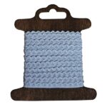 RAYHER COTTON BORDER JASMINA 8MM/3M LIGHT BLUE