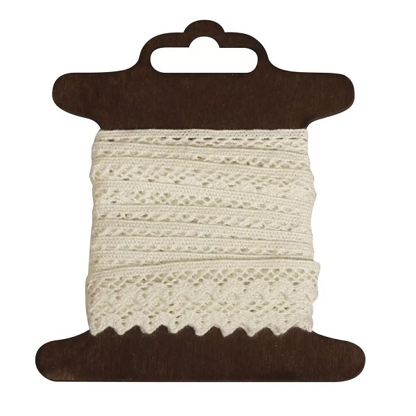 R55626508.jpg RAYHER COTTON BORDER JASMINA 8MM/3M BEIGE - Image 1