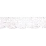 RAYHER COTTON BORDER KATHARINA 1.7CM/3M WHITE - Image 2