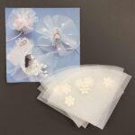 RAYHER NET LACE WITH FLOWERS D.24CM 4PCS - Image 3