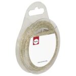 RAYHER GLITTER RIBBON 5MM/10M GOLD