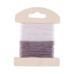 RAYHER MICA DECO CORD D.1MM 2X8M WHITE/BERRY