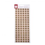 RAYHER CORK STICKER ALPHABET SQUARE 96PCS 1.5X1.5CM