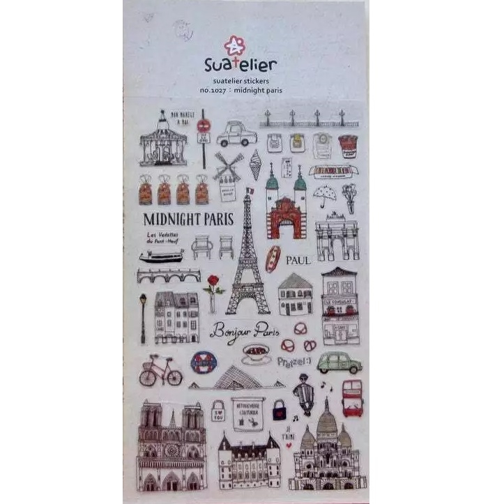 R59501000.jpg RAYHER STICKERS MIDNIGHT PARIS - Image 1