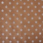 RAYHER SCRAPBOOK CARD 30.5X30.5CM KRAFT STARS SILVER