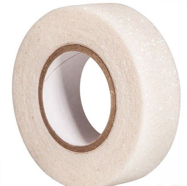 R59925102.jpg RAYHER GLITTER TAPE 15MMX5M WHITE - Image 1