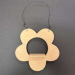 RAYHER WOODEN FLOWER 16CM [TO HANG]