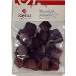 RAYHER PETYS WOODEN FLAKES 100PCS 1.7X1.8CM PURPLE