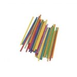 RAYHER WOODEN CRAFT STICKS D.4X100MM 60PCS COLOURED