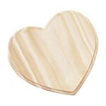 RAYHER WOODEN HEART 12.5X10.5CM
