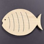 RAYHER WOODEN FISH 14.5X9.8X0.8CM
