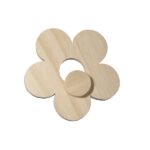RAYHER WOODEN FLOWER 12X1.2CM