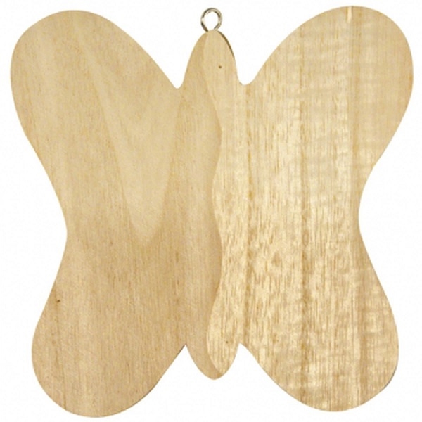R6177800.jpg RAYHER 3D WOODEN BUTTERFLY 15X15X1CM - Image 1